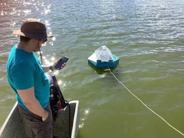 Prueban monitor de humedales en el sector Laguna Torca de Vichuquén
