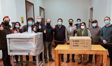 Vecinas de Romeral recibieron equipos industriales mediane el Fondo de Organización Regional de Acción Social