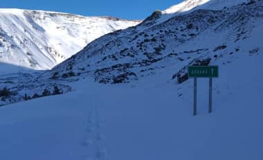 Advierten no subir al Complejo Fronterizo Vergara por aumento de nieve y riesgo de derrumbes