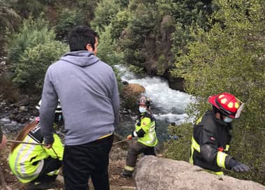 Obrero forestal murió tras caer a un barranco en camino a Radal Siete Tazas en Molina
