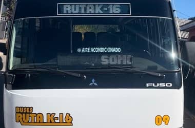 Minibuses K-16 paralizó recorridos entre Curicó y Curepto en protesta por condiciones para trabajar