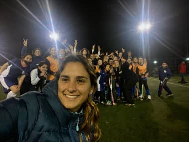 Club Hockey Curicó tuvo práctica con una “diabla”