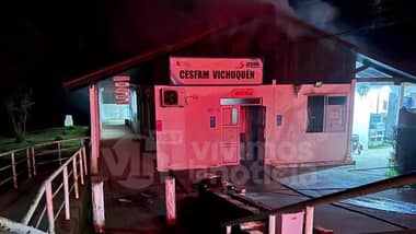Incendio obliga al cierre temporal de Cesfam de Vichuquén