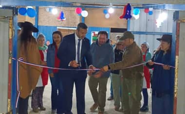 Inauguran ramada cerca del límite con Argentina