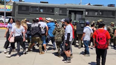 Con detenidos y recuperación de armamento termina funeral registrado en Curicó