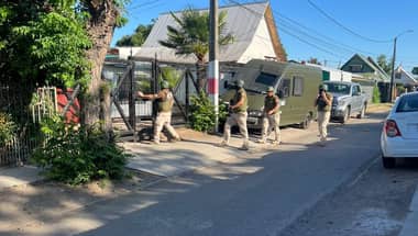 Allanamientos dejan cuatro detenidos y droga incautada en Los Aromos