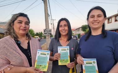 Campaña busca evitar que bandejón central se convierta en un basural en Villa Galilea