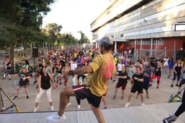 Rotundo éxito de la zumbatón a beneficio de Nachito