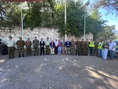 Carabineros dio a conocer el plan verano 2023 en Los Queñes