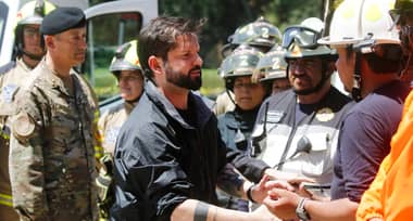 Presidente Boric a damnificados en Viña del Mar:  "no los vamos a dejar solos"