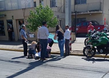 Curicana atropellada fue trasladada de urgencia al Hospital Regional de Talca