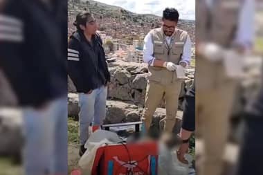 Encuentran una momia en el interior de una mochila de delivery en Perú: "Es mi novia espiritual"