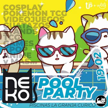 La Fiesta “Neko Pool Party” se aproxima este fin de semana