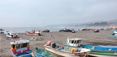 Pescadores de caleta Duao resultan ilesos tras volcamiento de embarcación