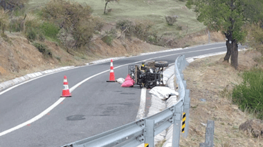 Conductor muere tras volcamiento de su cuatrimoto en Rauco