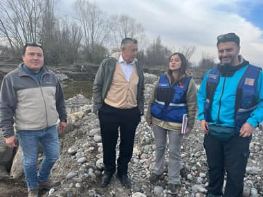 Municipio de Rauco anunció inicio de trabajos de enrocado en borde del río Teno