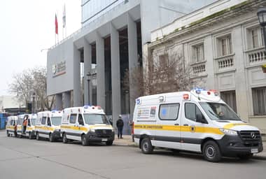Gobierno regional del Maule entregó cinco ambulancias para el Hospital de Constitución