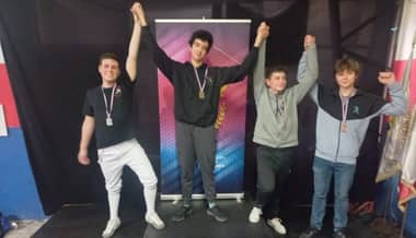 Alumno del Colegio Rauquén se coronó campeón nacional de esgrima