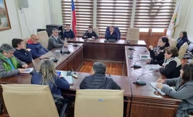 Comité de Gestión de Riesgos y Desastres de Curicó coordinó acciones preventivas ante sistema frontal