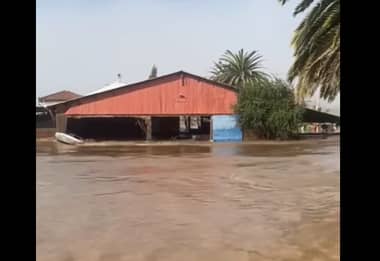 Habitantes de sector Idahue en Licantén piden corte de brazo del Río Mataquito para resolver problemas por inundación