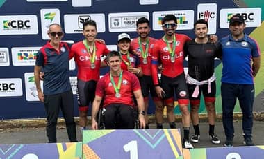 Equipo nacional de ciclismo se prepara en Brasil para los Parapanamericanos Santiago 2023