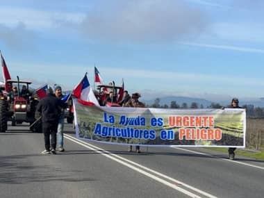 Agricultores del Mataquito confirman protesta en la Ruta 5 Sur