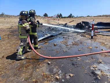 Caída de un helicóptero de la PDI deja una funcionaria fallecida y cinco heridos en Pichidangui