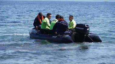 Inicia trabajo de reflote del helicóptero del expresidente Sebastián Piñera