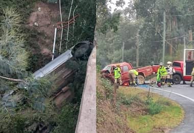 Dos accidentes de tránsito dejan siete heridos en Licantén