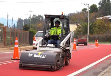 Avanza proyecto de conservación de seguridad vial en la Ruta J-60 en Licantén