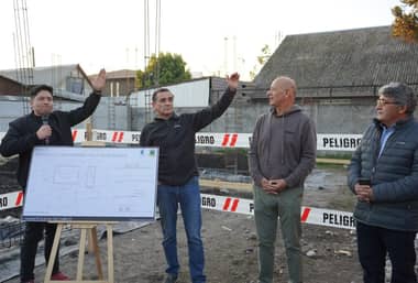 Avanza construcción de la sede social en la Villa Don Misael de Curicó