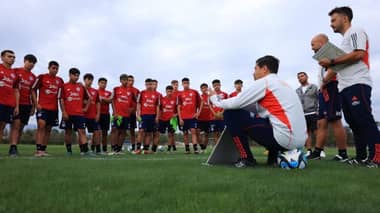 Matías Pérez se integró a los entrenamientos de La Roja Sub 20