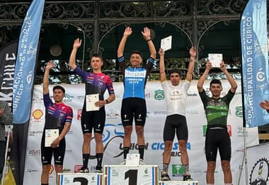 Dos curicanos en el podio: “El Rayo” se quedó con la 1era Vuelta Unión Ciclista