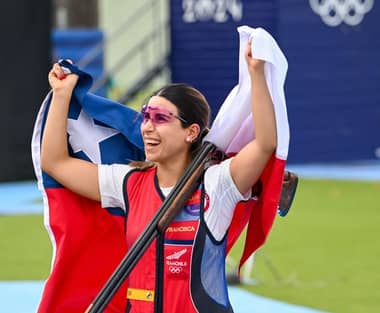 ¡Oro para Chile! Francisca Crovetto sube a lo más alto del podio olímpico en el tiro skeet