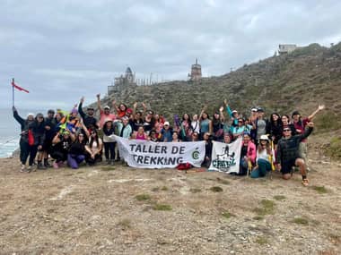 Taller de Trekking visitó los senderos del Parque Radal Siete Tazas