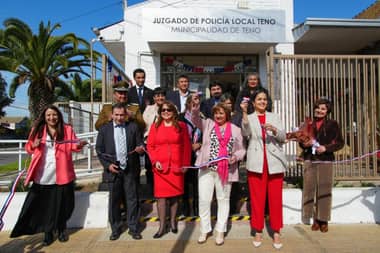Inauguran nuevas dependencias del Juzgado de Policía Local en Teno