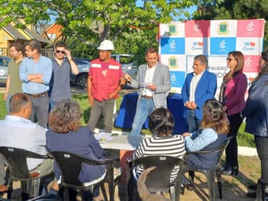 Comenzó construcción de Parque Recreativo Santa María de El Boldo en Curicó