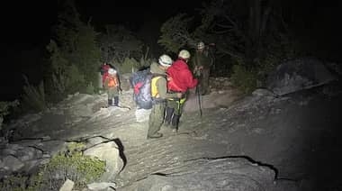 Rescatan a excursionista que sufrió caída en Cerro El Peine