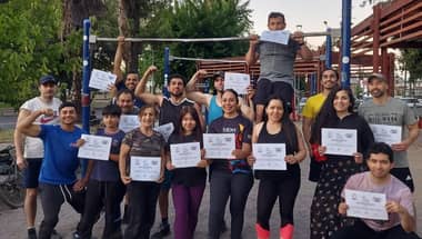 Con éxito finalizó el Taller de Calistenia 2024 en Curicó