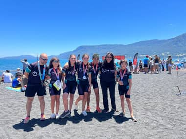 Club La Corsa dijo presente en el Kids Challenge previo al Ironman 70.3 de Pucón