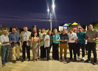 Municipio de Rauco inauguró nuevos proyectos de sede social y área verde