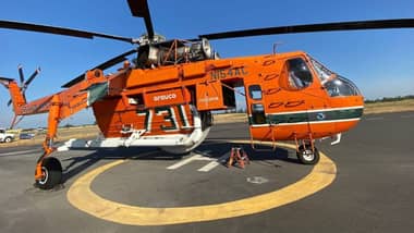"Titanes del aire": Ecocopter+Helisul despliega potente flota de helicópteros para combatir incendios forestales en Chile