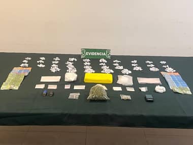Cuatro detenidos en allanamientos efectuados en población Manuel Rodríguez de Curicó