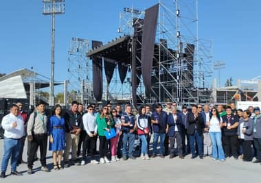 Autoridades inspeccionaron seguridad en Estadio La Granja previo a la Fiesta de la Vendimia Curicó 2025