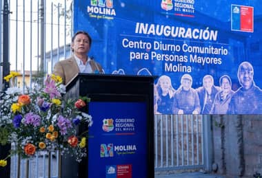 Autoridades inauguraron nuevo Centro Diurno Comunitario para personas mayores en Molina