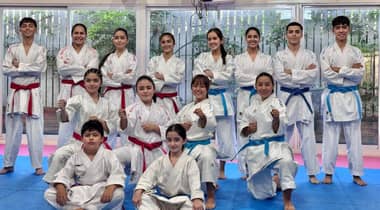 Tres medallas de oro para la Escuela Jessy Reyes en Nacional de Karate 2025