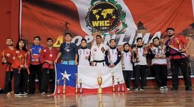 Delegación chilena de kenpo conquista 29 medallas en el 4° Open realizado en Lima