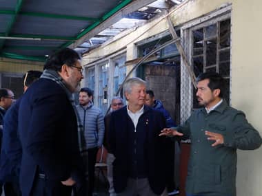 Alcalde de Curicó constata grave deterioro en Liceo Zapallar por falta de mantención y anuncia acciones