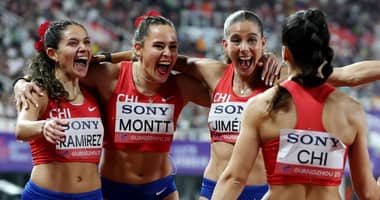 Histórico logro del relevo 4x100 femenino chileno tras clasificar al Mundial de Tokio 2025
