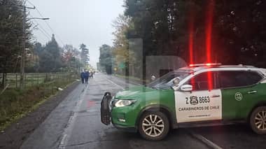 Grave adulto mayor atropellado en Molina: Carabineros detiene a conductor que se había dado a la fuga